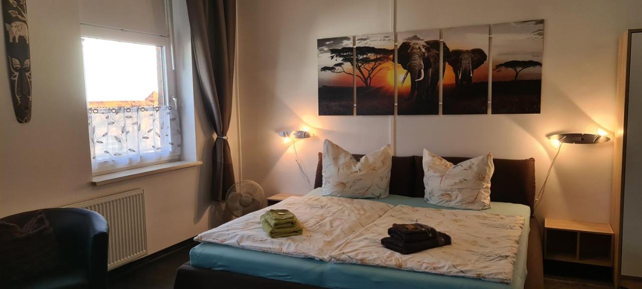 Gaesteappartements "Purefitness" Am Elberadweg In 坦哲蒙 外观 照片