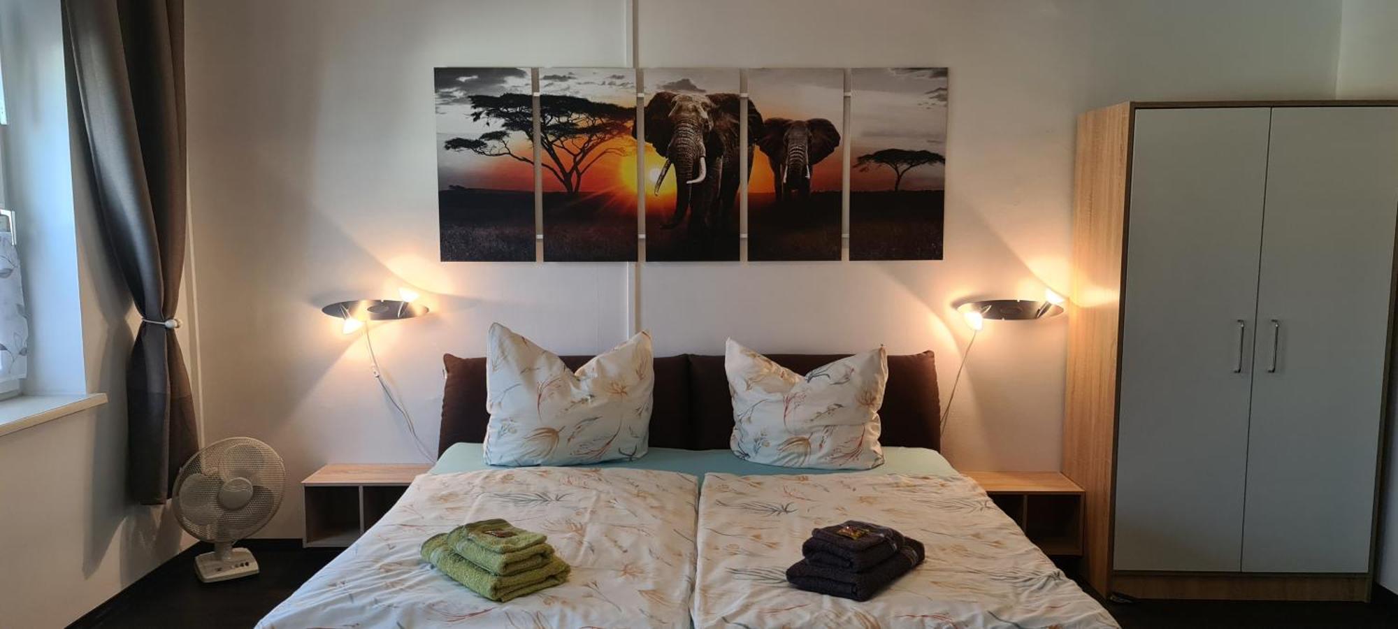 Gaesteappartements "Purefitness" Am Elberadweg In 坦哲蒙 客房 照片